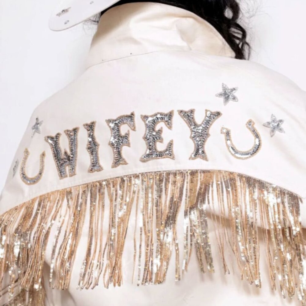 Sequin Western Wifey Jacket